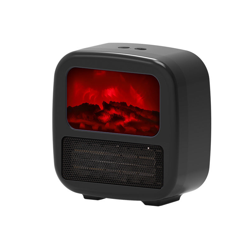 Portable 3D Flame Electric Heater - Warm Air Fan & Winter Radiator